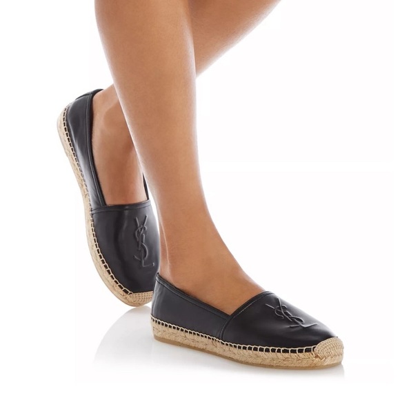 YSL Yves Saint Laurent Leather Espadrille - Picture 4 of 11